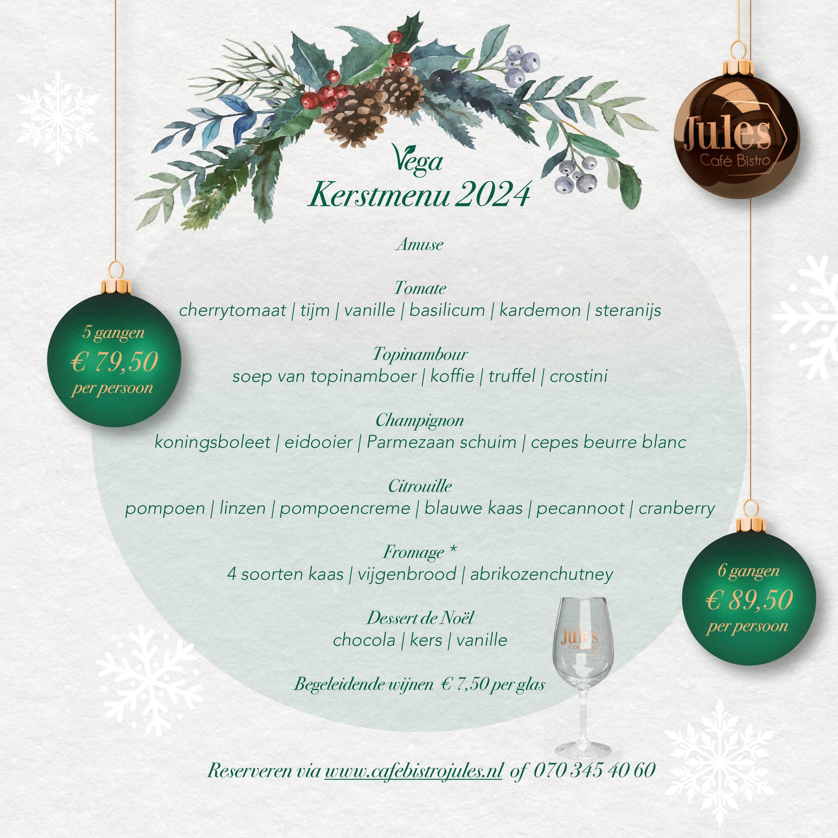 kerstmenu